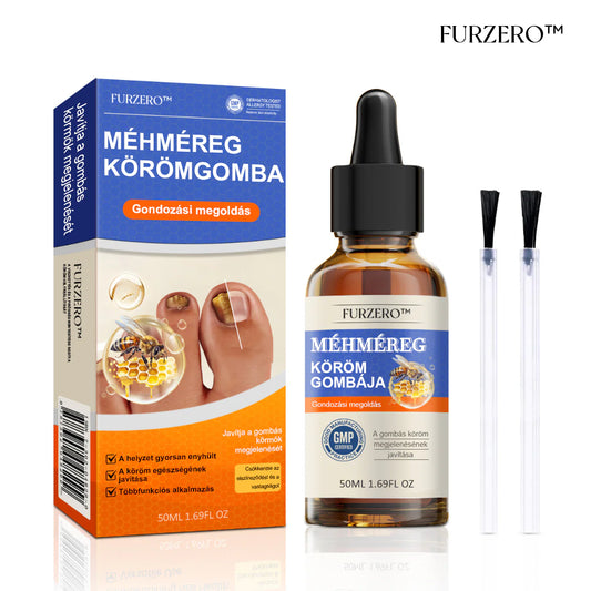 🐝Furzero™ Méhméreg Körömgomba Kezelőoldat: Teljes megoldás a körömgomba problémájára🌟👣👣（Az utánvétes fizetést）